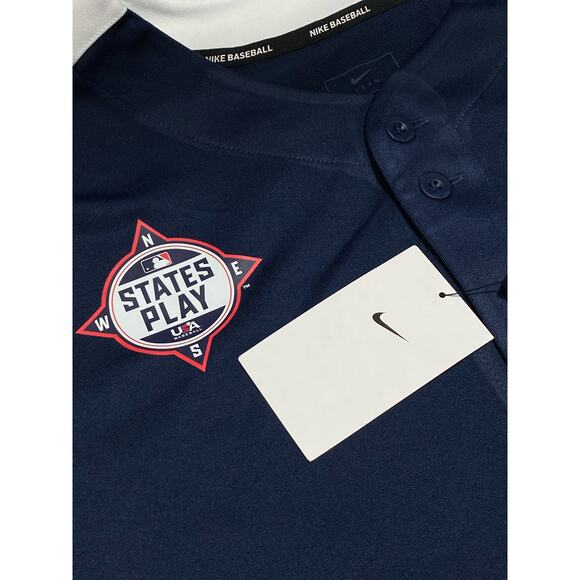 Nike Baseball States Play Invitational Jersey Mens 2XL XXL Blue MLB #72 - Picture 7 of 7